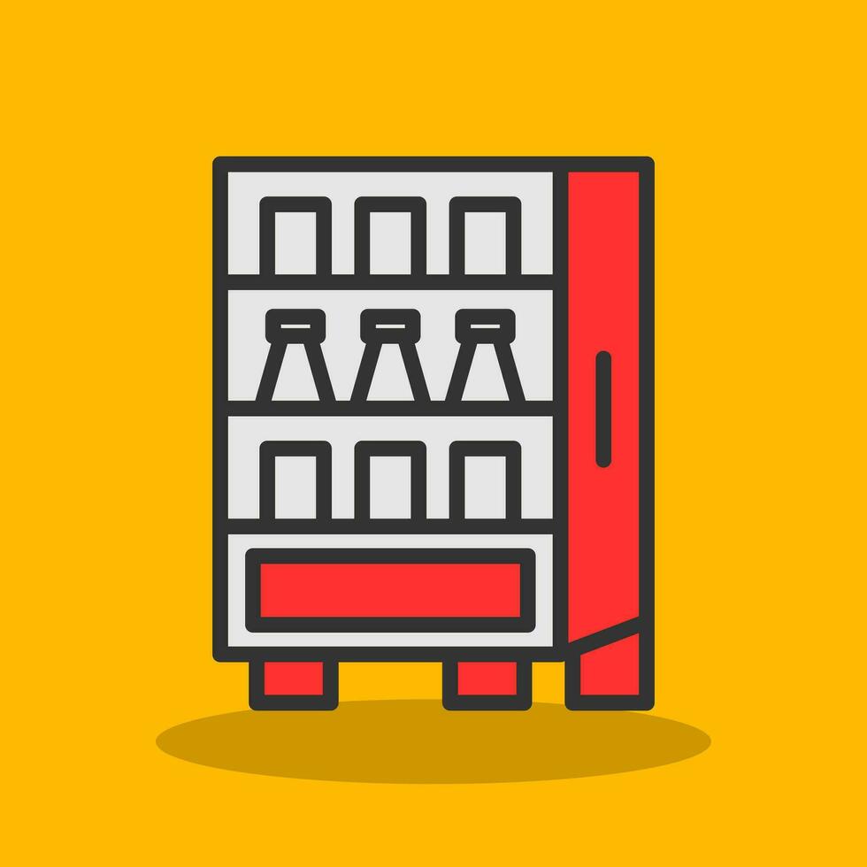 Vending machine Vector Icon Design