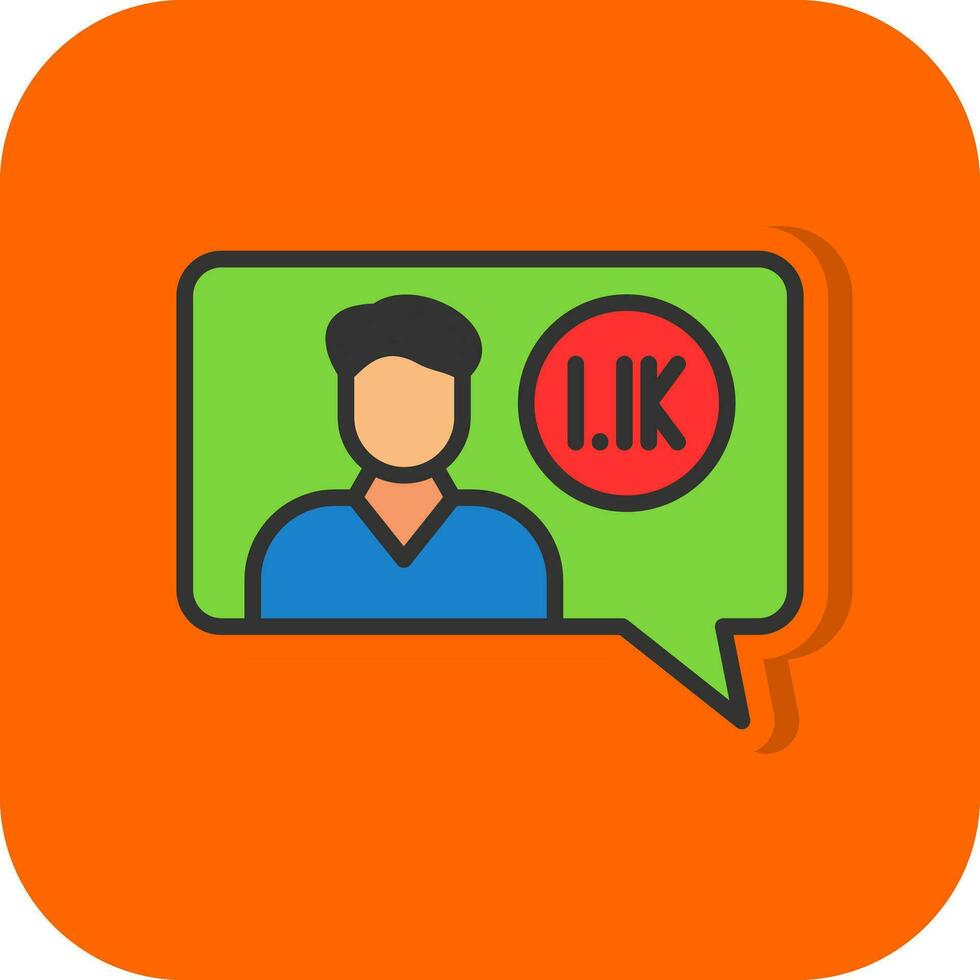 Follower Vector Icon Design
