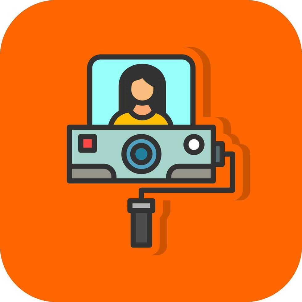 diseño de icono de vector de vlogger