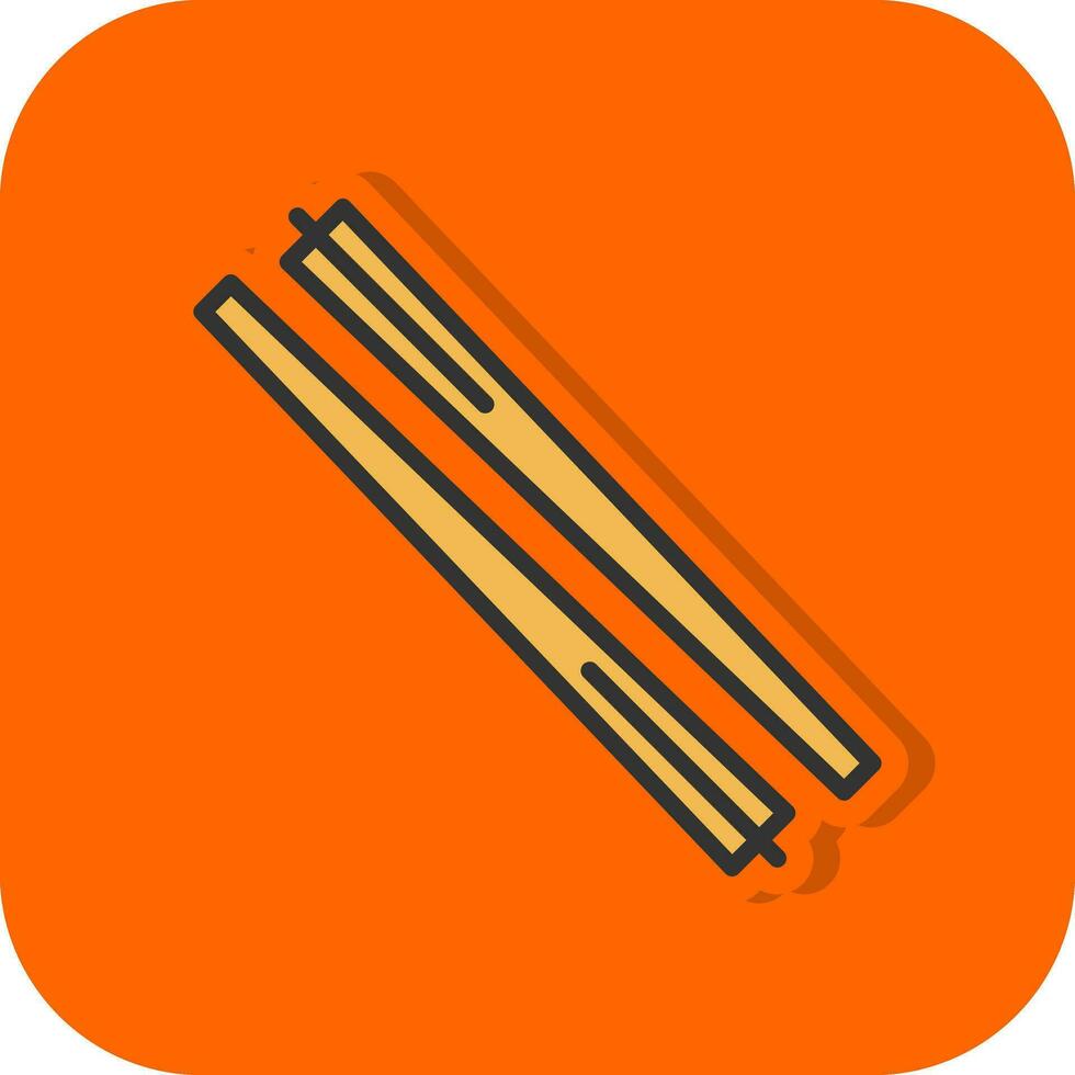 Chopsticks Vector Icon Design