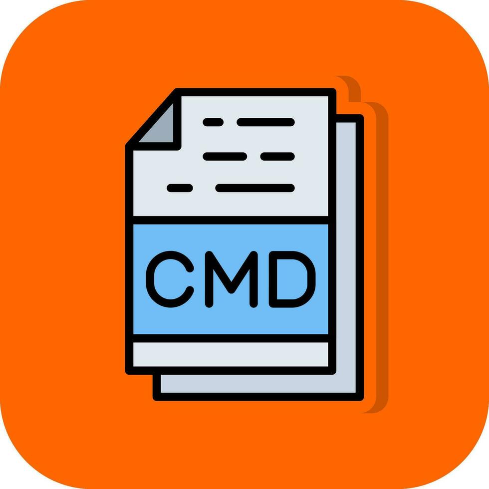 cmd vector icono diseño