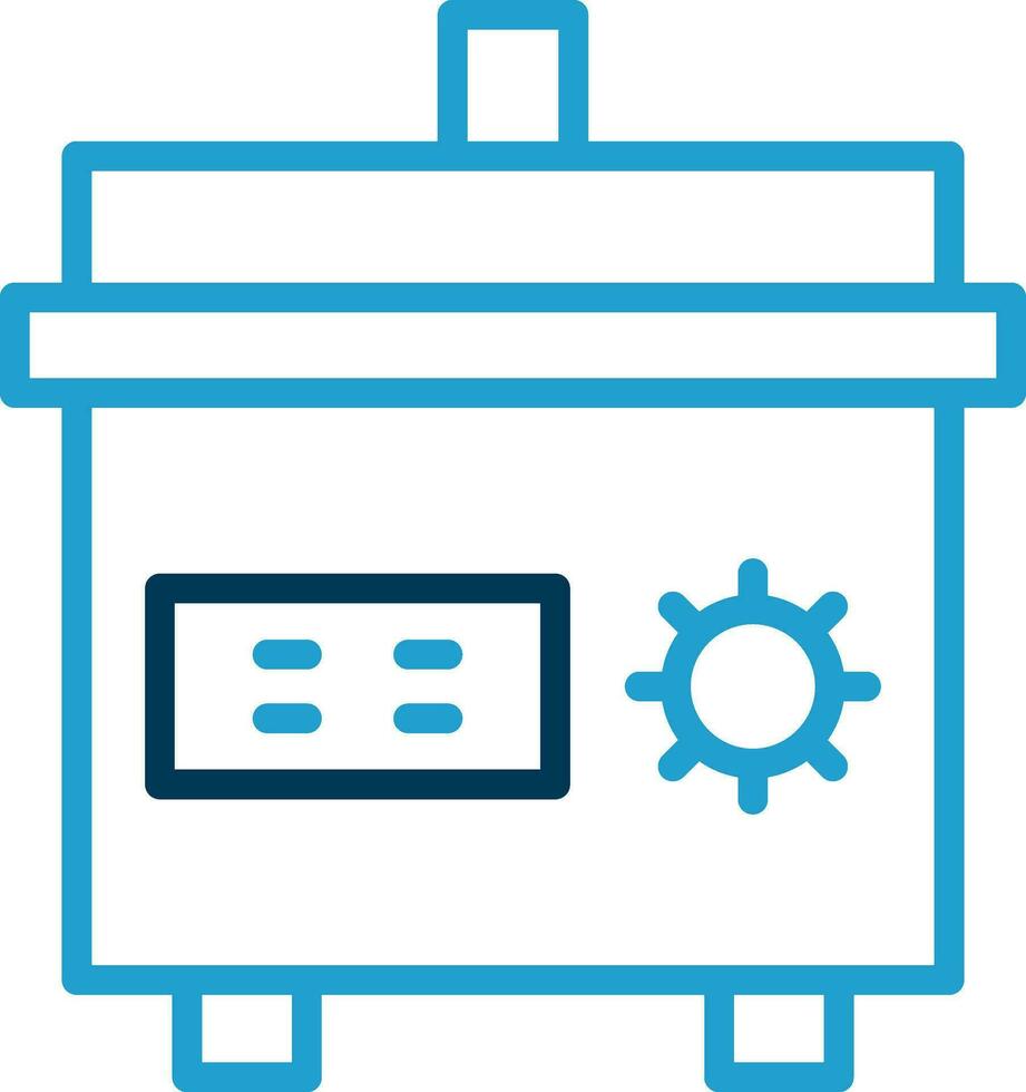 Slow cooker Vector Icon Design