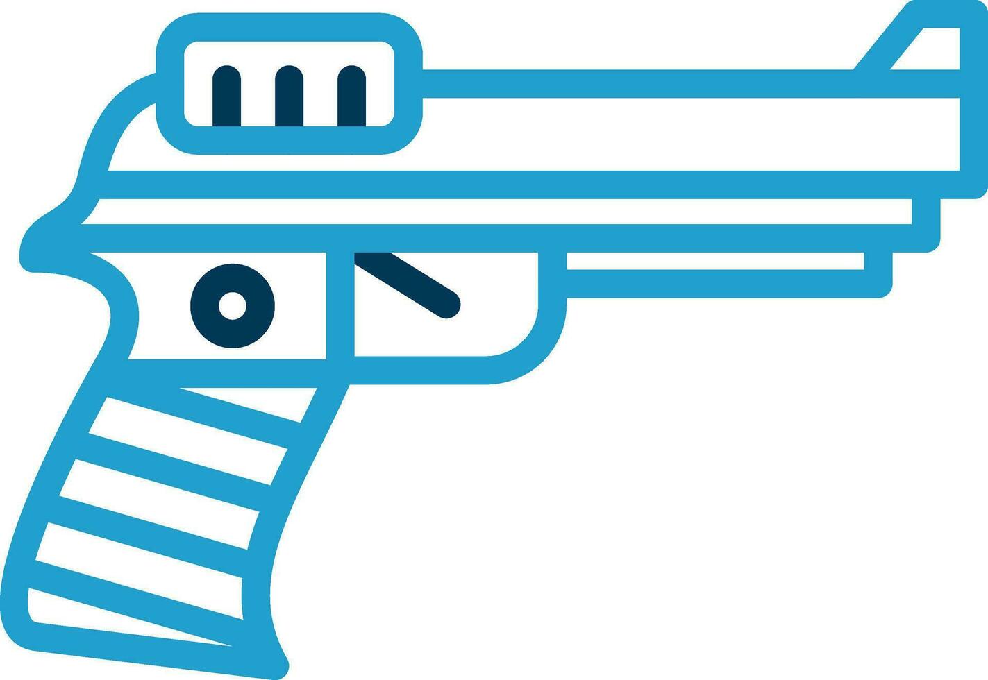 Pistol Vector Icon Design