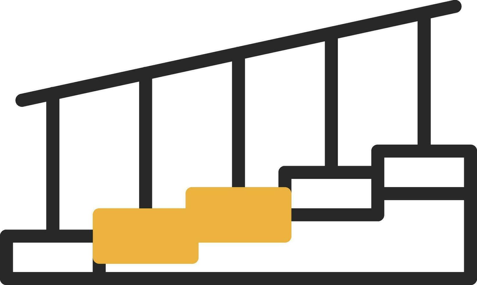 Stairs Vector Icon Design