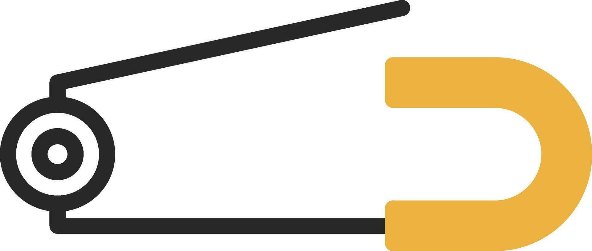 Safety pin Vector Icon Design