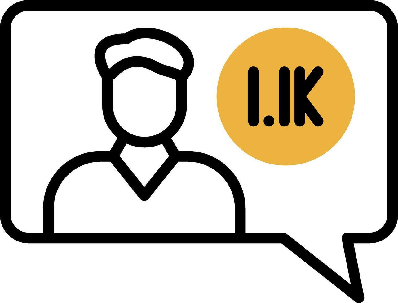 Follower Vector Icon Design