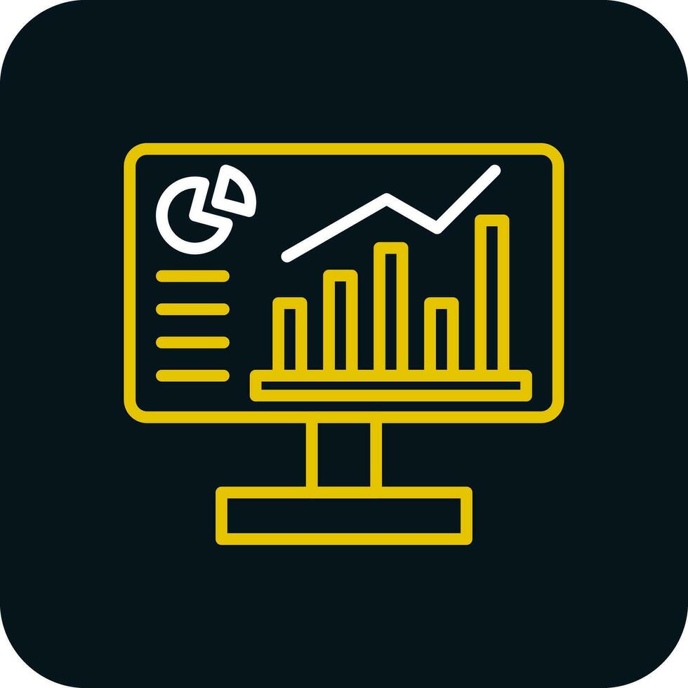 Analytics Vector Icon Design