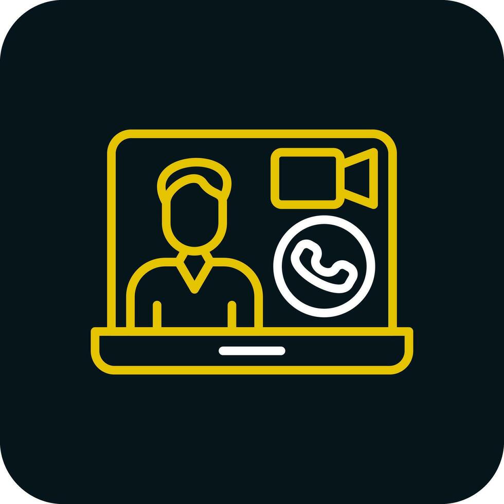 Video call Vector Icon Design