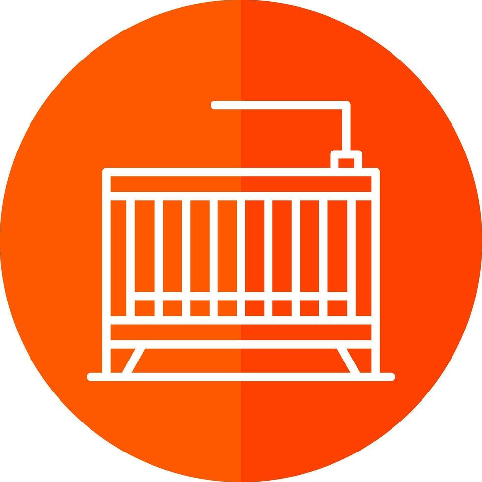 Crib Vector Icon Design