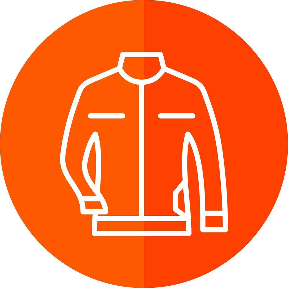 Leather jacket Vector Icon Design