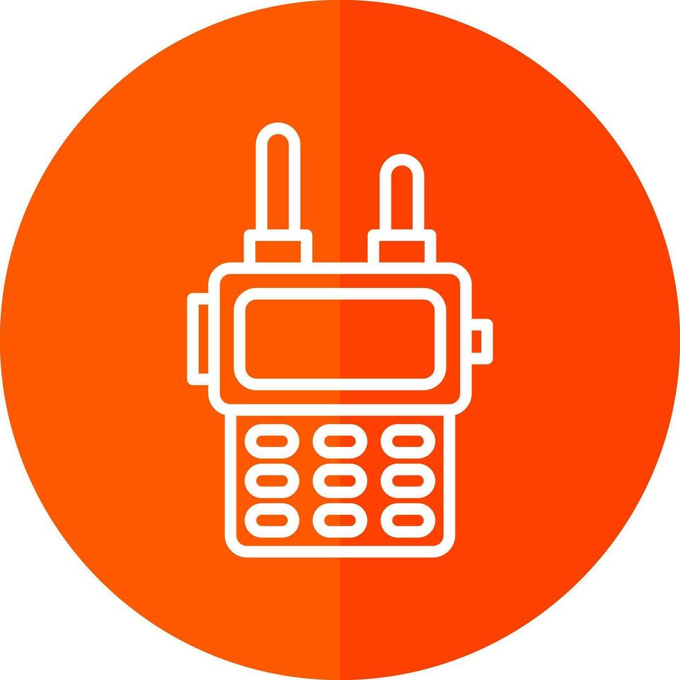 diseño de icono de vector de walkie talkie