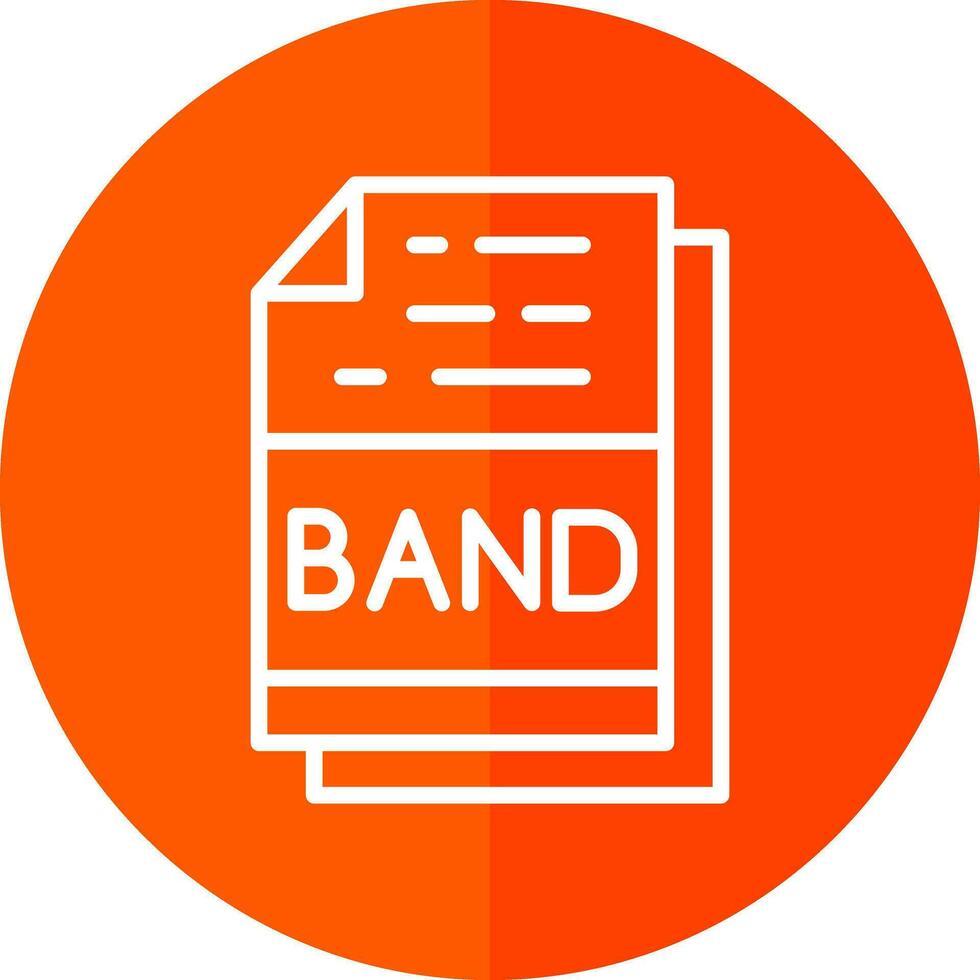 banda vector icono diseño