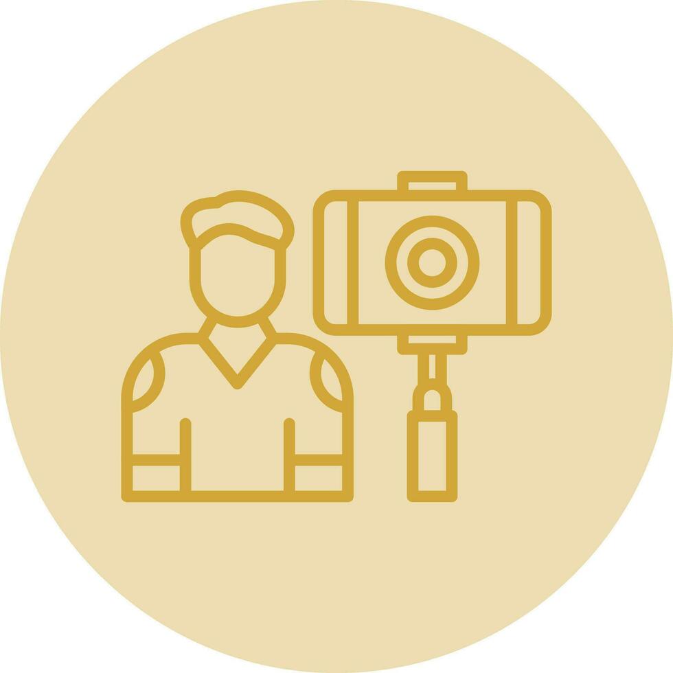 Vlogger Vector Icon Design
