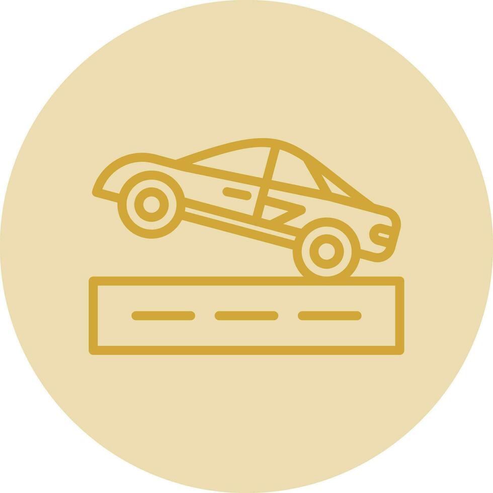 Drag racing Vector Icon Design