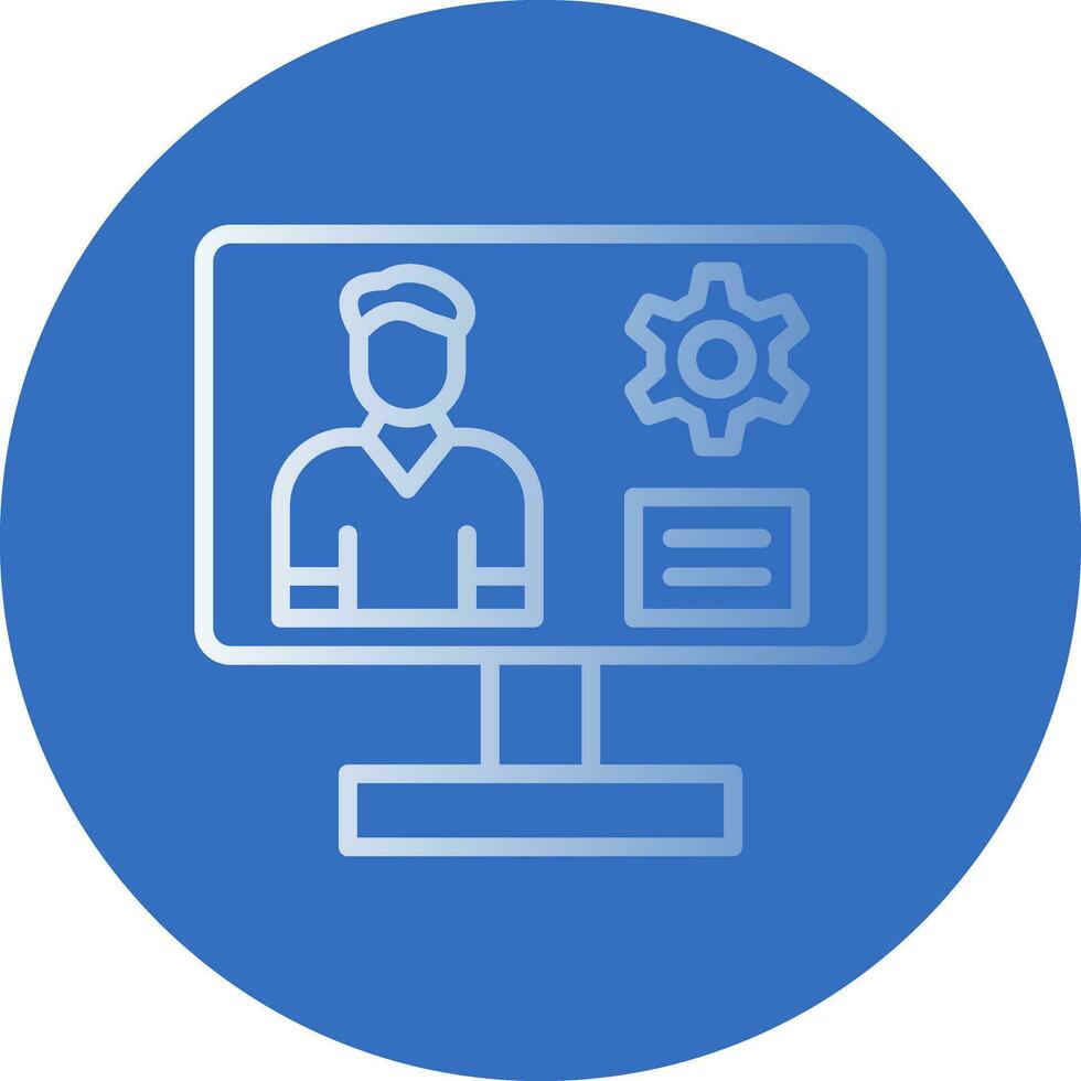 Content management system Vector Icon Design