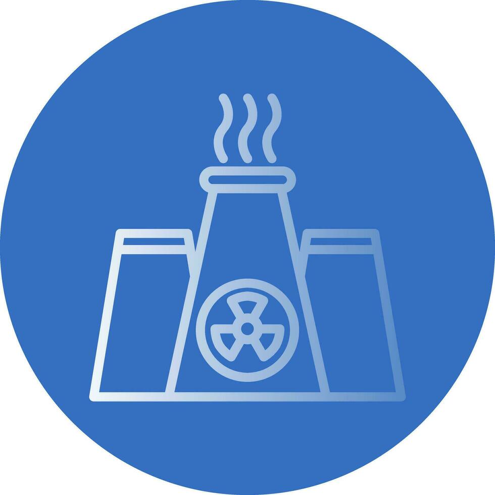Nuclear energy Vector Icon Design