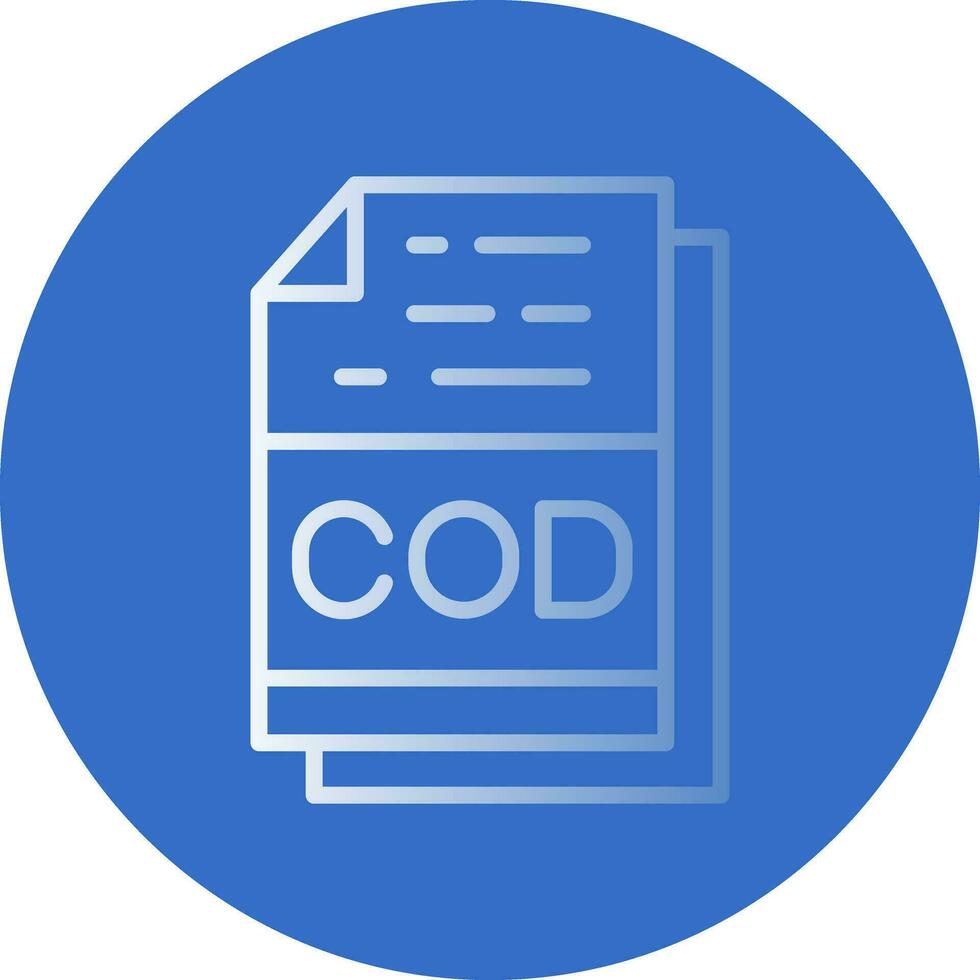 Cod Vector Icon Design