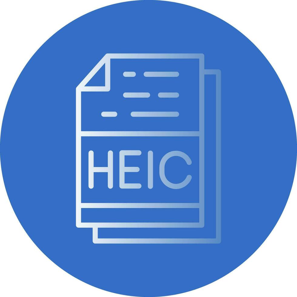 Heic Vector Icon Design