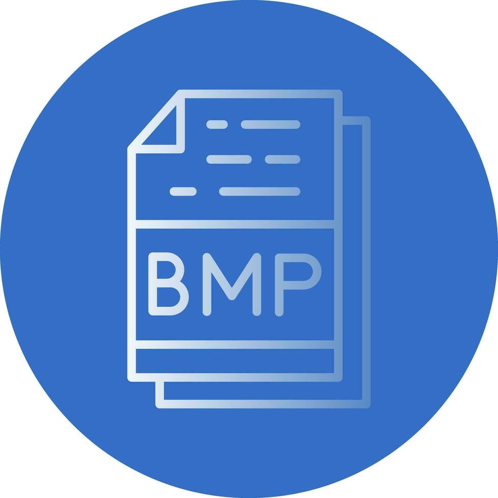 Bmp File Format Vector Icon Design