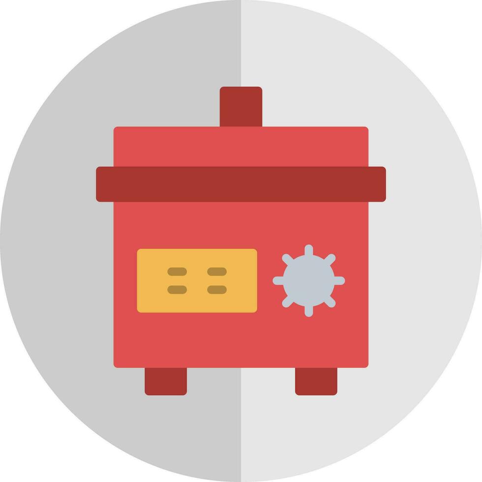 Slow cooker Vector Icon Design