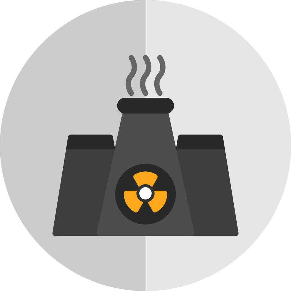 diseño de icono de vector de energía nuclear