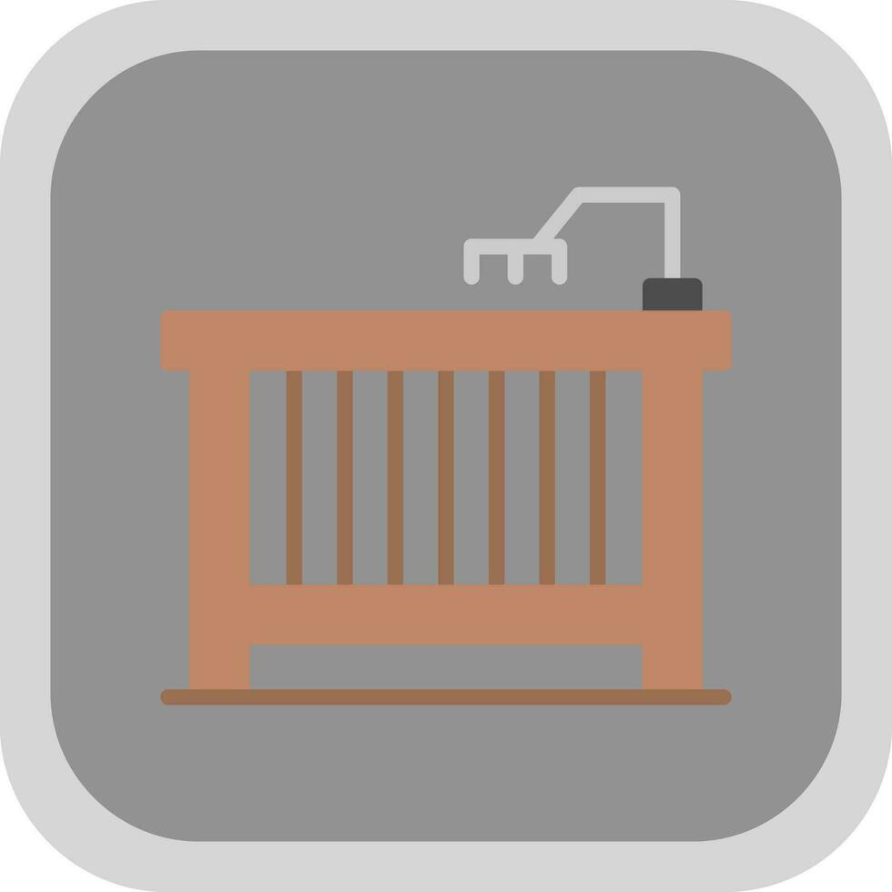 Bed Vector Icon Design