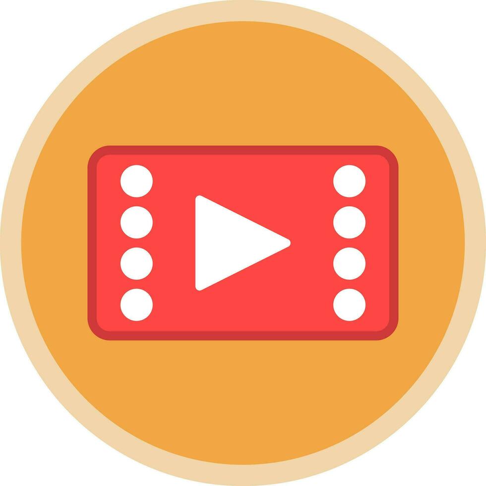 Video player Vector Icon Design