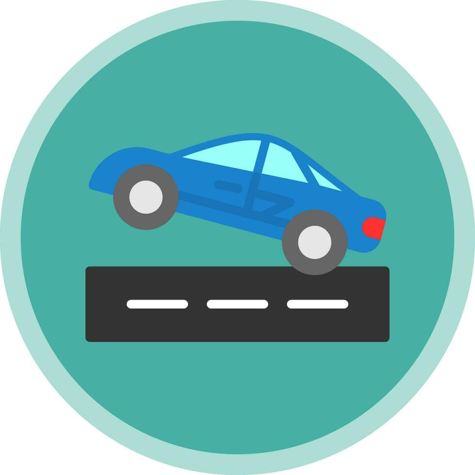 Drag racing Vector Icon Design