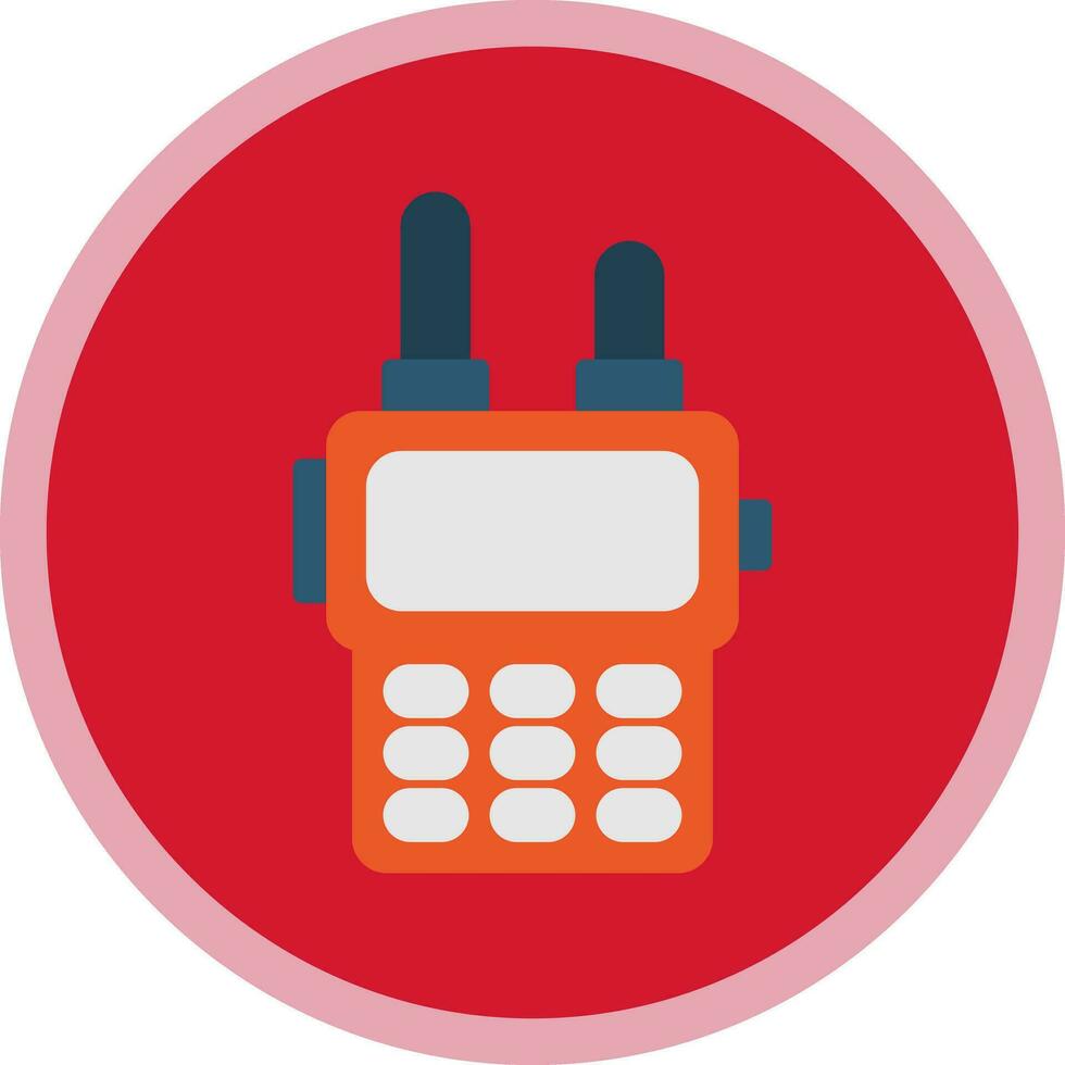 Walkie talkie Vector Icon Design