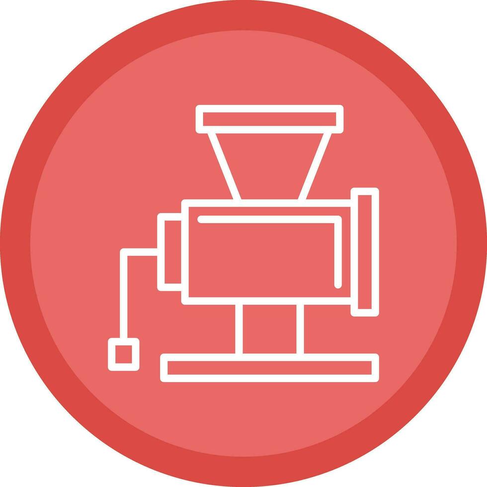 Meat grinder Vector Icon Design
