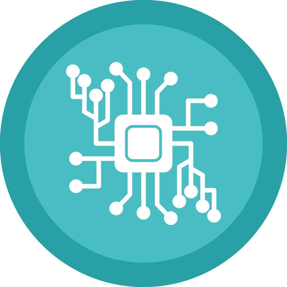 Circuits Vector Icon Design