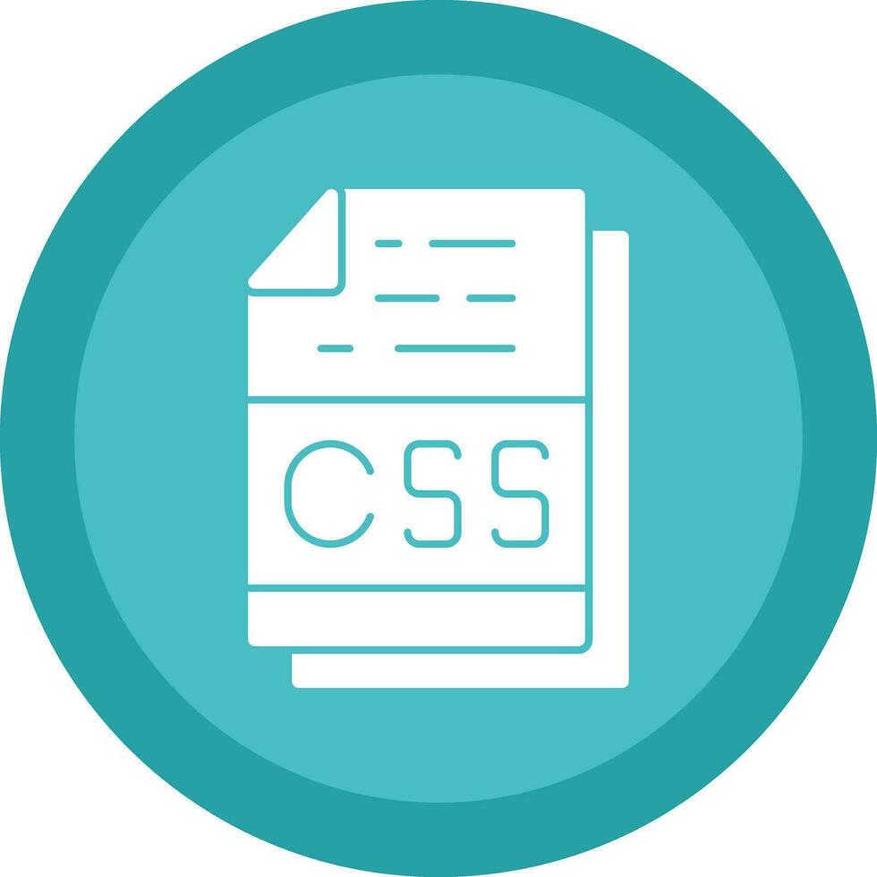 Css File Format Vector Icon Design