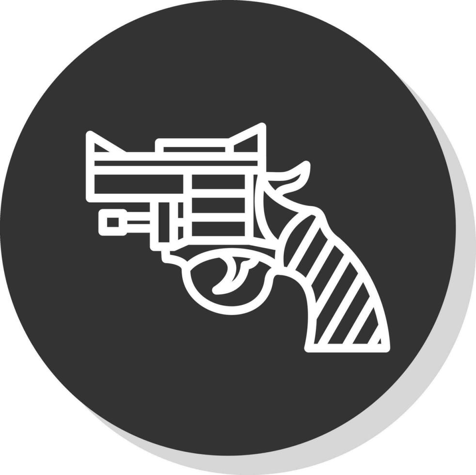 Revolver Vector Icon Design