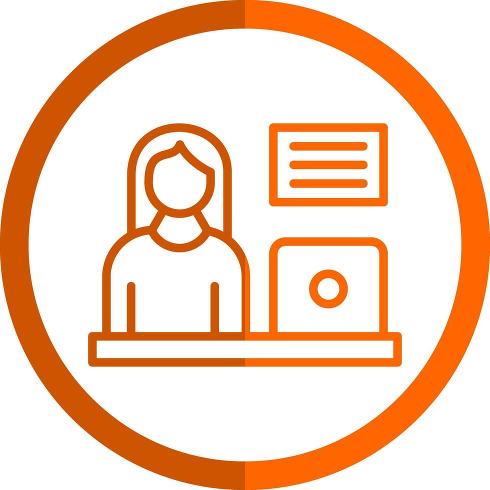 Blogger Vector Icon Design