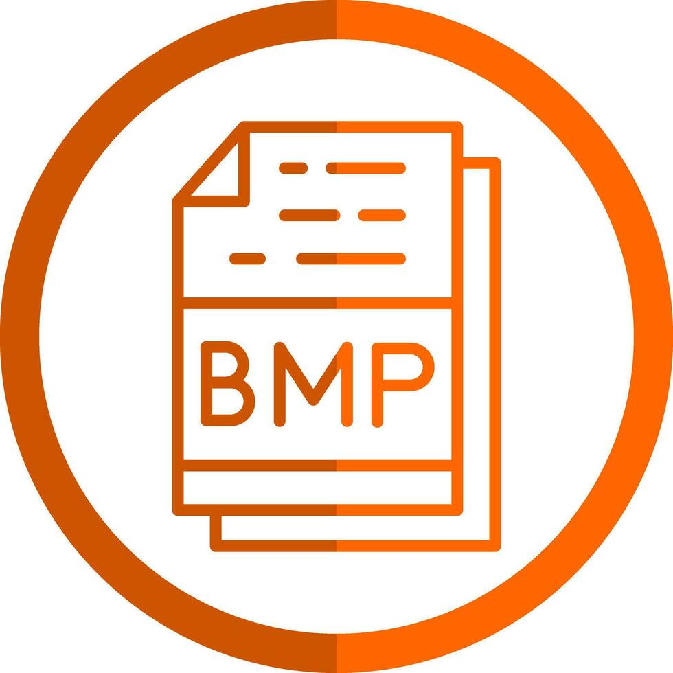 Bmp File Format Vector Icon Design