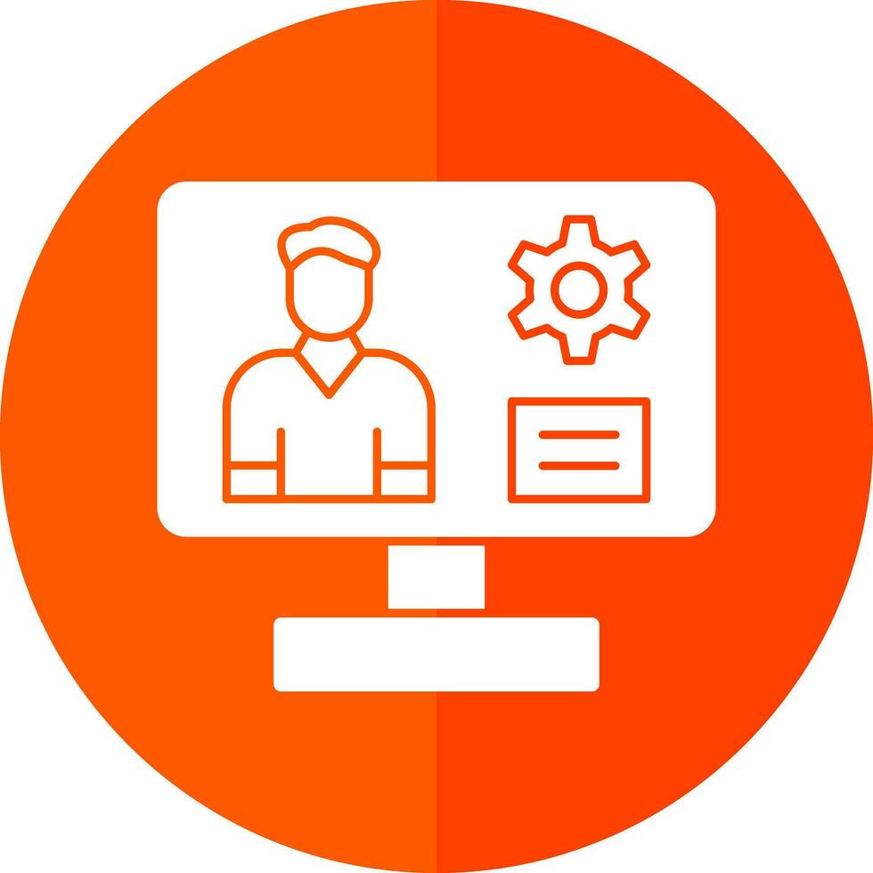 Content management system Vector Icon Design