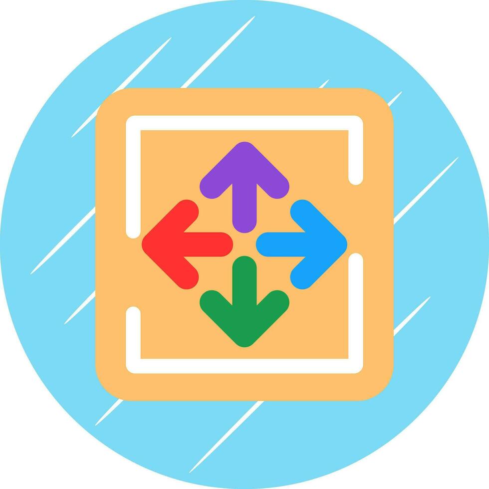 Expand Arrows Vector Icon Design
