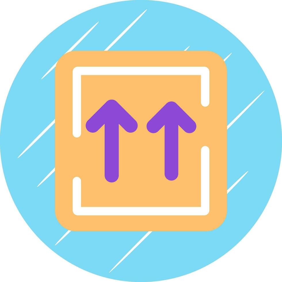 Up Arrows Vector Icon Design