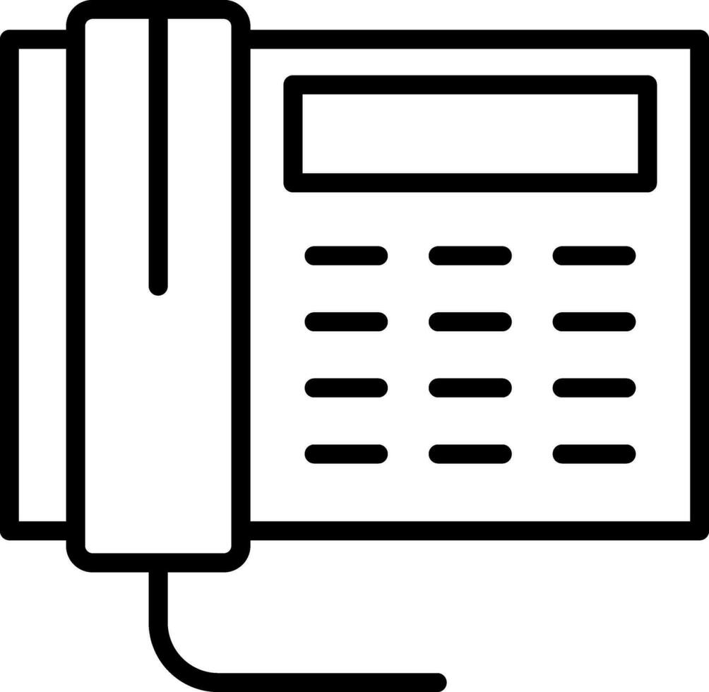 Telephone Vector Icon Design