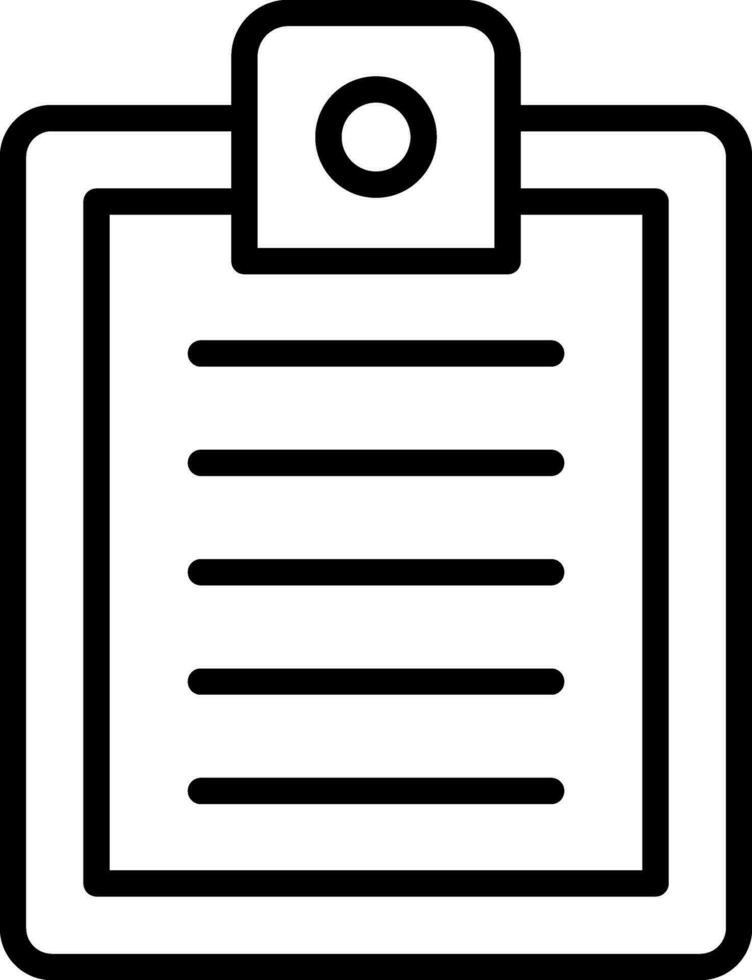 Clipboard Vector Icon Design