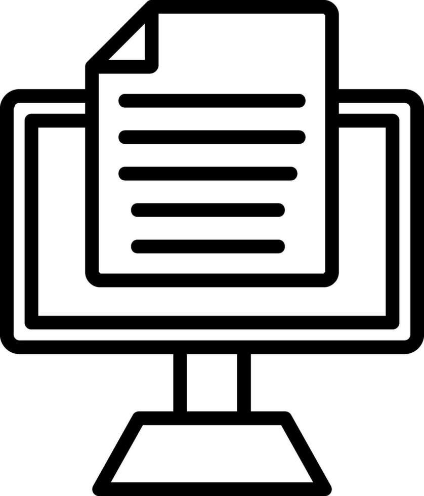 Blog Vector Icon Design