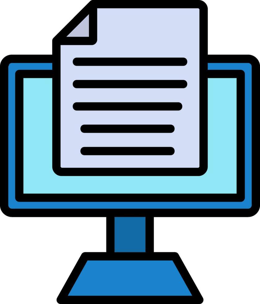 Blog Vector Icon Design
