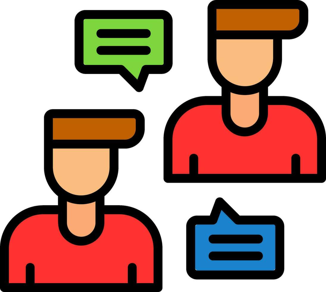 Forum Vector Icon Design