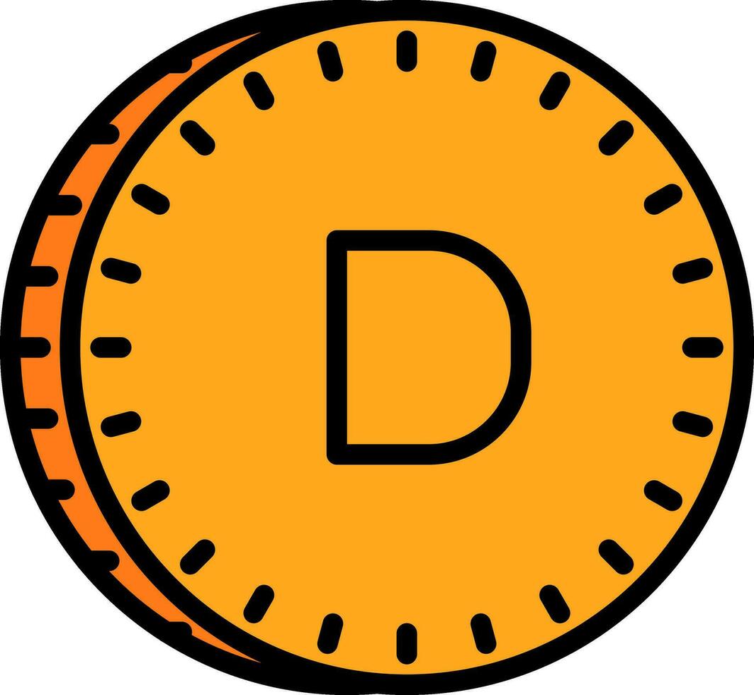 dalasi vector icono diseño