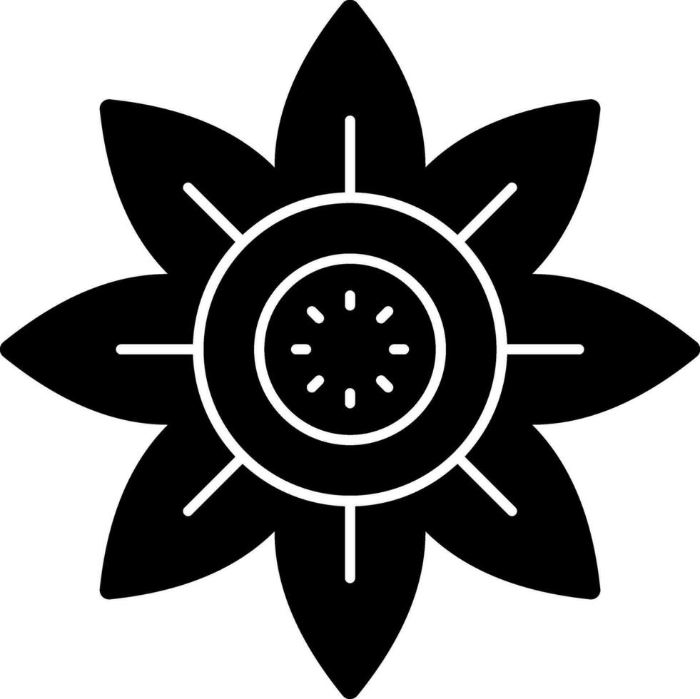 Sunflower Vector Icon Design