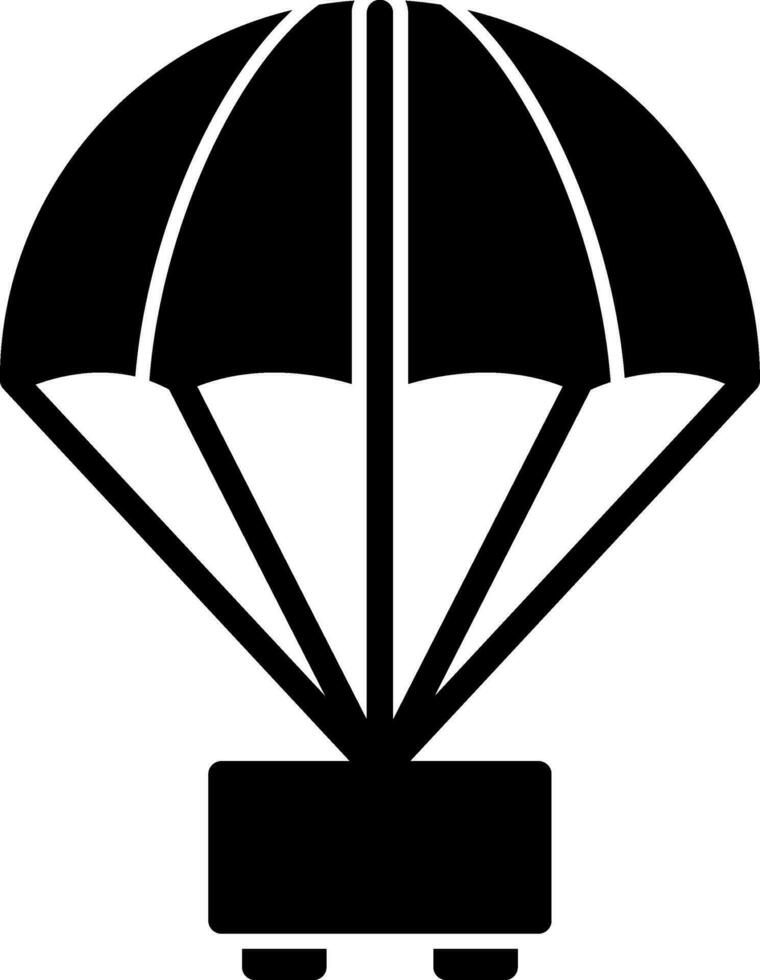 Parachute Vector Icon Design