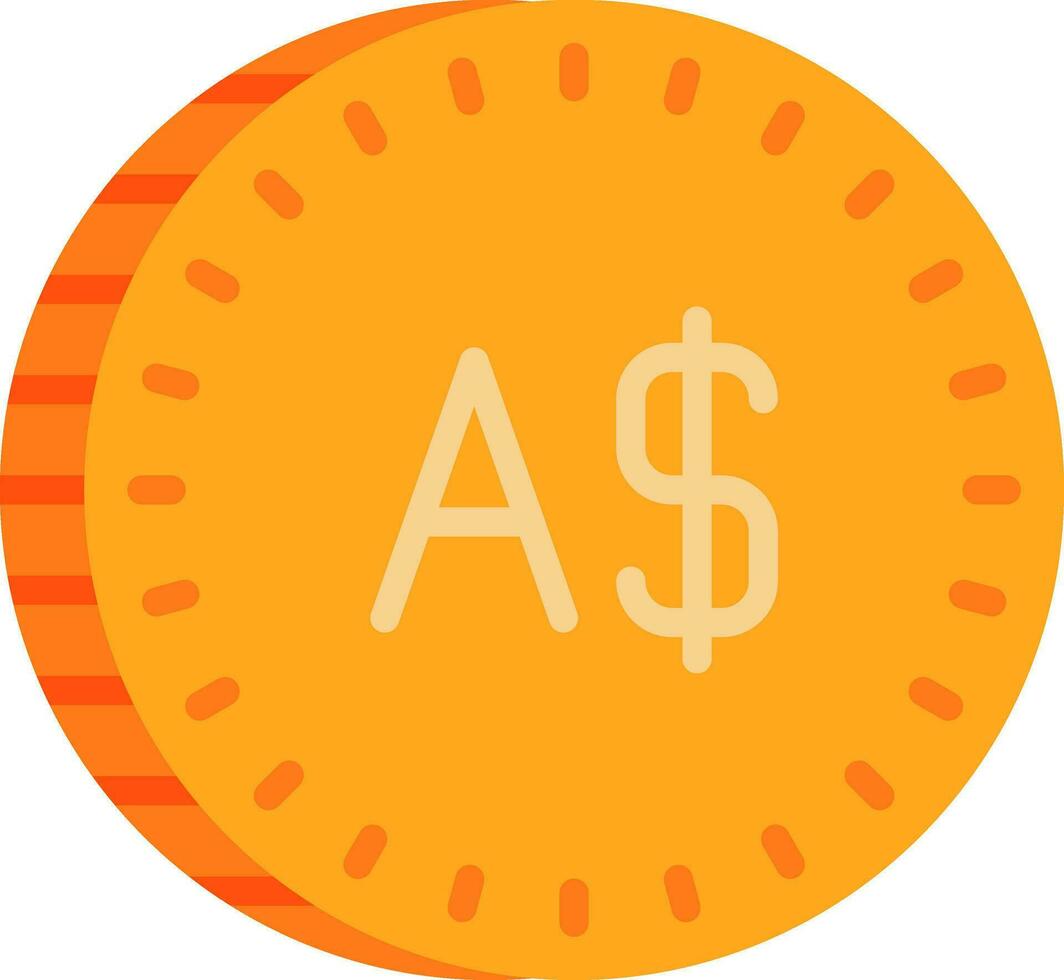 Australian Dollar Vector Icon Design