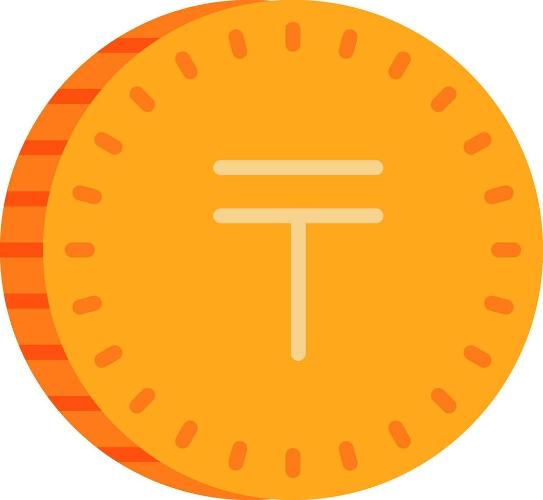 Tenge Vector Icon Design