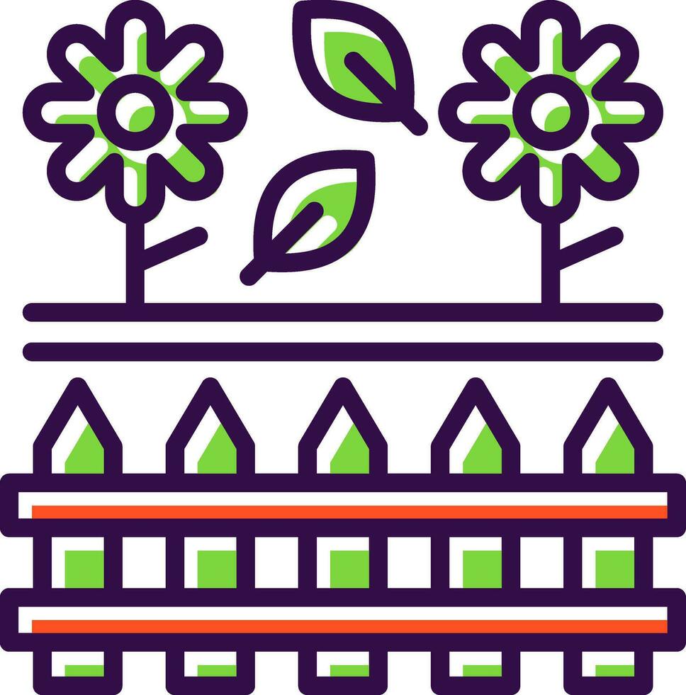 diseño de icono de vector de jardín