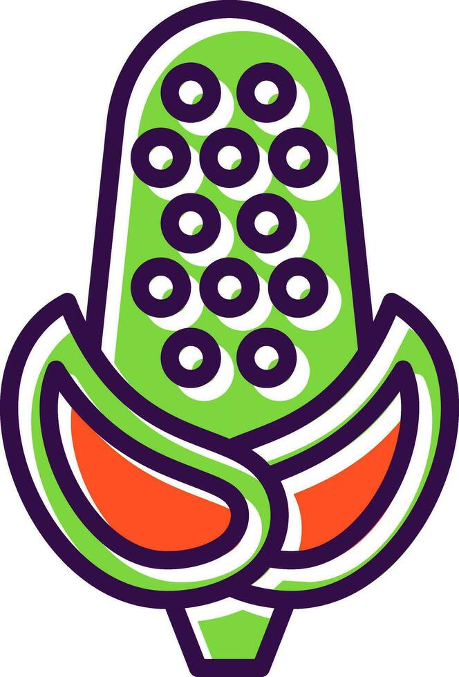 Corn Vector Icon Design